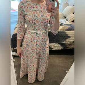 Modest knit maxi dress size small